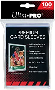 Ultra PRO Premium Trading Card Sleeves Pack (100 Sleeves) $1.99 + FREE Shipping w/ Amazon Prime