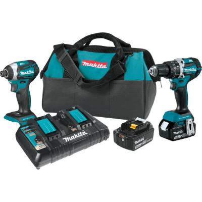 Makita XT275PT 18V LXT Lithium-Ion 2-Pc. Combo Kit (5.0Ah) - $200 @ homedepot YMMV
