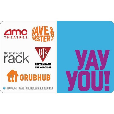 Target: Select eGift Cards: Choice Dining, Yay You! or Spafinder