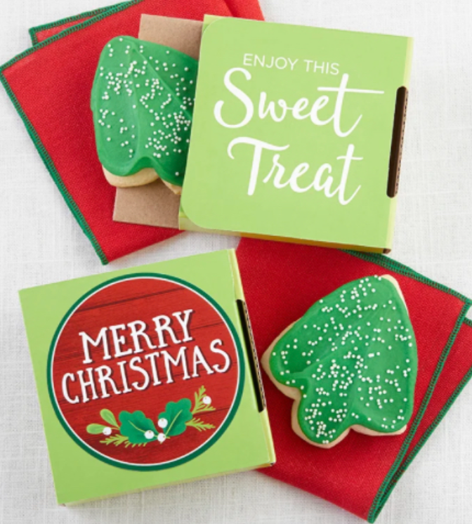 Verizon Up Rewards Members Cheryl's Cookies Merry Christmas Cookie Card