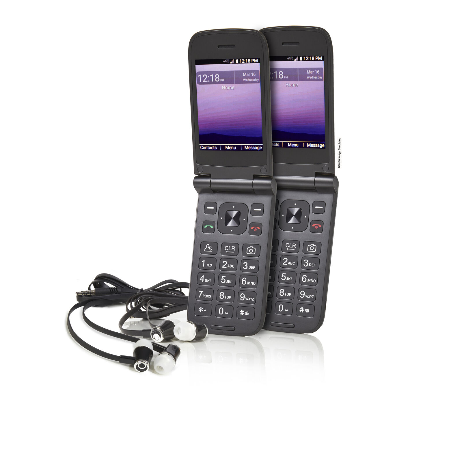 New HSN Customers Orbic Journey V Phone w/ 1Year Service + 2600mAh