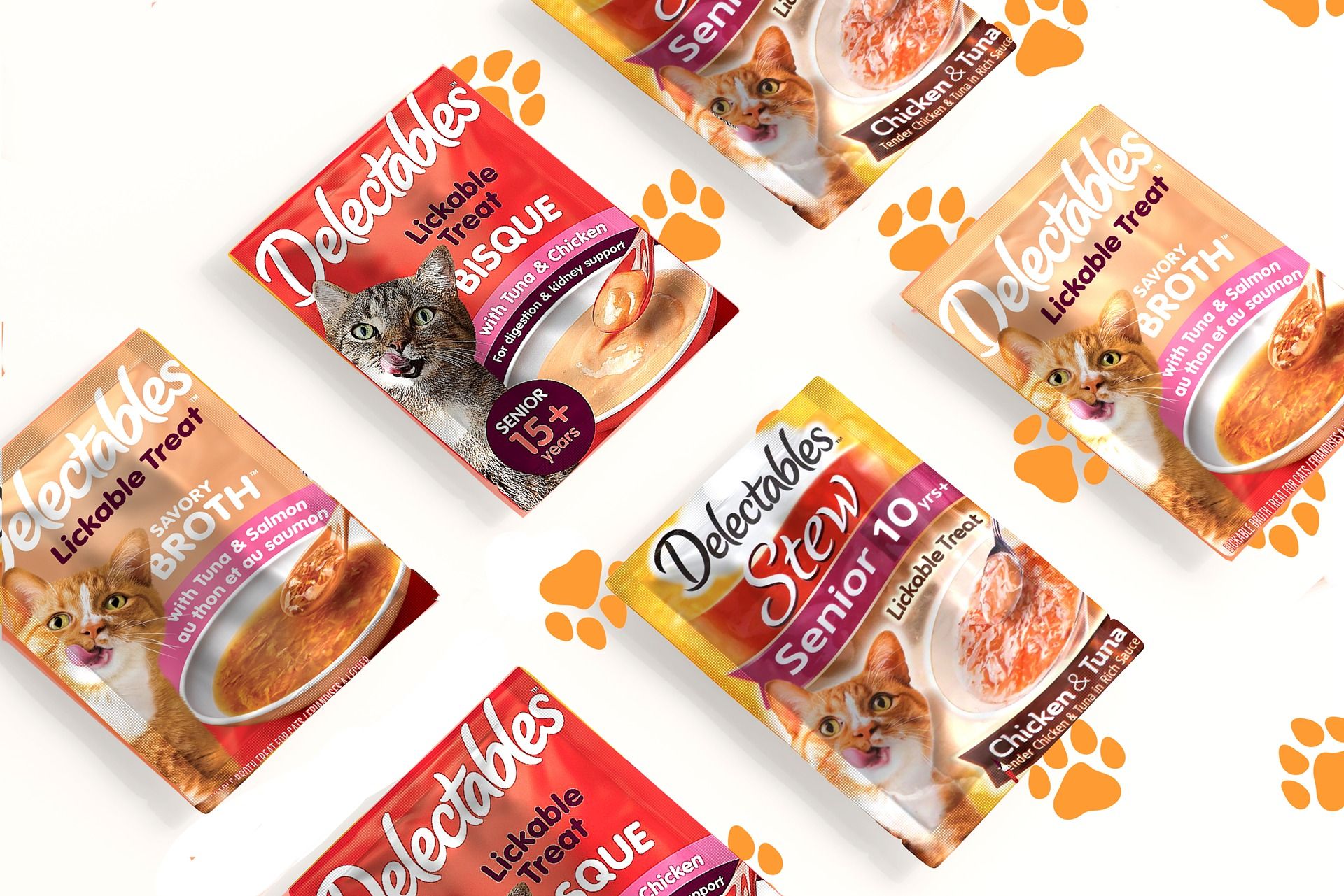 Delectable Cat Treat Pouch Sample