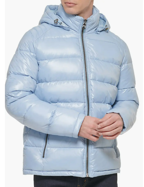 Nordstrom Rack Clearance Sale: Guess Men's Hooded Solid Puffer Jacket ...