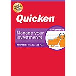 1-Year Quicken Finance Subscription (PC/Mac Physical): Premiere $45 &amp; More + Free S/H