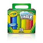 24-Count Crayola Washable Sidewalk Chalk (Assorted Colors) $2.75 + Free Store Pickup