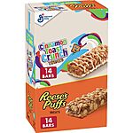 28-Count Reese's Puffs & Cinnamon Toast Crunch Cereal Treats Bars $4.55 w/ Subscribe &amp; Save