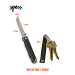 Pocket Samurai Keychain Knife w/ Aluminum Handle (3 Colors) 2 for $20 + Free Shipping