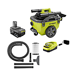 Ryobi 18V One+ 6-Gallon Wet/Dry Vacuum Kit + Accessory & Hose (Factory Blemish) $90 + Free S/H