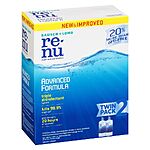 2-Pack 12-Oz Bausch + Lomb ReNu Advanced Multi-Purpose Contact Lens Solution $5.60 + Free Store Pickup on $10+ Orders