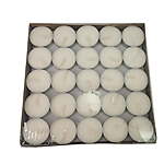 100-Count Amari White Unscented Indoor/Outdoor Tealight Candles $5 + Free Store Pickup