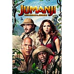 4K UHD Digital Films: Jumanji: Welcome to the Jungle or Jumanji: The Next Level $5