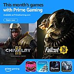 Amazon Prime Members (PC / Xbox Digital Downloads): Chivalry 2, Fallout 76 Free &amp; More
