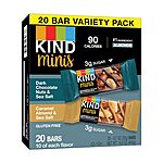 20-Count 0.7oz KIND Mini Nut Bars (Dark Chocolate + Caramel Almond) $8.25 w/ Subscribe &amp; Save &amp; More
