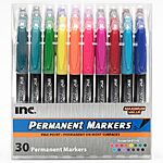 Select Locations: 30-ct Inc. Fine Point Permanent Markers (Asst. Colors) $2.50 + Free Store Pickup ($10 Min.)