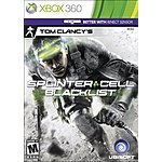 Tom Clancy's Splinter Cell Blacklist (Xbox 360 or PS3) $7.70