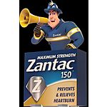 50-Count or 60-Count Maximum Strength Zantac 150 Heartburn Relief Free after Rebate (up to $20 value)
