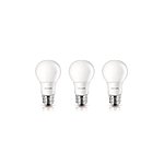 3-Pack Philips 100W Equivalent A19 LED Soft White Light Bulbs $18