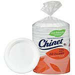 Prime Members: 225-ct. Chinet Party Pack Heavy Weight Paper Plates $15 + Free Shipping