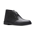 Clarks Men's Limited Edition Felt & Leather Bushacres Boots (various) $40 &amp; More + Free Store Pickup