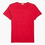 J.Crew Factory Sale: Extra 70% Off Clearance: Women's Ribbed T-Shirt $6 &amp; More + Free S/H w/ Rewards