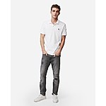 Express: Extra 50% Off Clearance: Stretch Pique Polo (various colors) $10 &amp; More + Free S/H $50+