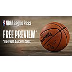 NBA Members: NBA League Pass Preview Free (valid through April 22)