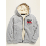 Old Navy: Extra 50% Off Select Styles: Boys' Sherpa-Lined Zip Hoodie $5 &amp; More + Free S/H