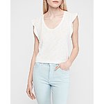 Express: Extra 20% Off: Bodysuits from $9.80, Women's Slub Flutter Sleeve Tee $8 &amp; More + Free S/H $50+