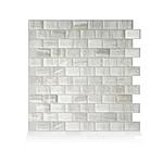 4-Pack Smart Tile Peel & Stick Tiles: Ravenna Farro 9.80" x 9.74" Mosaic Tile $13 &amp; More + Free Curbside Pickup