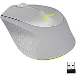 Logitech M330 Silent Plus Ergonomic Wireless Mouse (Black or Grey) $13 + Free Shipping