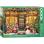 1000-Pc EuroGraphics Jigsaw Puzzles: Keith Haring or The Christmas Shop $10.90 &amp; More