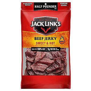 8-Oz Jack Link's Beef Jerky (Sweet & Hot or Teriyaki Bites) $5 & More w/ Subscribe & Save