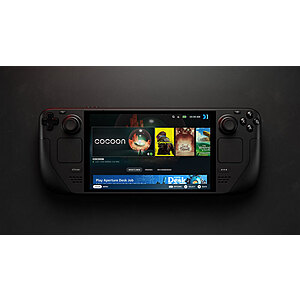 Steam Deck LCD Handheld Portable Gaming Computer PC: 512GB $381.65, 64GB $296.65 + Free Shipping