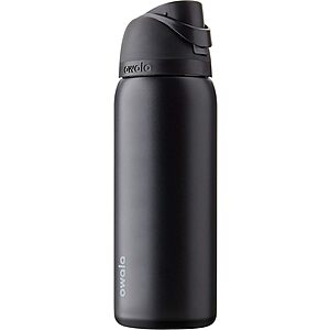 32oz Owala FreeSip Insulated Stainless Steel Water Bottle w/ Straw (Very Dark) .15