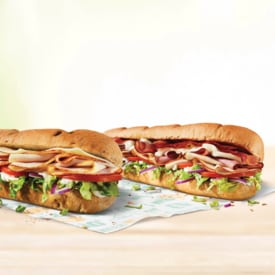 Select Subway Restaurants: 2x Footlong Subs  (Online Order for Pickup)
