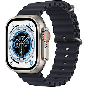 Renewed: 49mm Apple Watch Ultra GPS + Cellular w/ Titanium Case (Midnight Ocean) $342.70 + Free Shipping