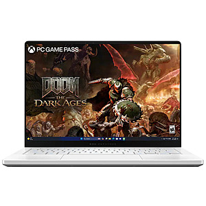 ASUS ROG Zephyrus G14 Laptop: 14" OLED 3K 120Hz, Ryzen AI 9 HX 370, RTX 5070 Ti $1900 (or Less Open-Box) + Free Store Pickup