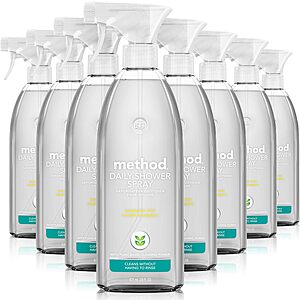 8-Pack 28-Oz Method Daily Shower Cleaner Spray (Eucalyptus Mint) $16.90 w/ Subscribe & Save