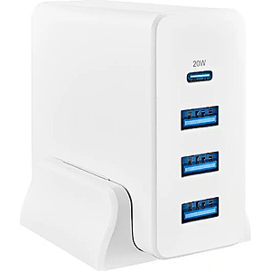 Insignia 47W 4-Port Wall Charger: 1 USB-C 20w PD & 3 USB-A Ports $10.99 + Free Shipping