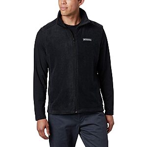 Columbia Men's Steens Mountain Vest (Black, Size S-6X) $13.48 + Free Shipping w/ Prime or on $35+