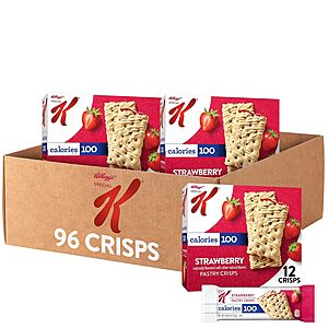 Select Accounts: 96-Ct Kellogg's Special K Pastry Crisps Breakfast Bars (Strawberry) $12.85 w/ S&S