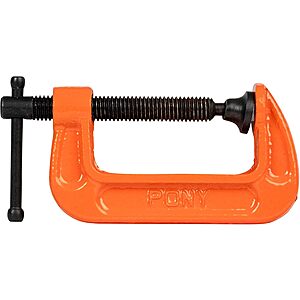 Pony 2-Inch Cast Iron C-Clamp