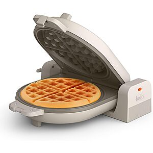 bella Fits-anywhere Flip-n-Store Belgian Waffle Maker (Oatmilk)