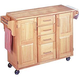Homestyles General Line Mobile Kitchen Cart $104.30 + Free S/H