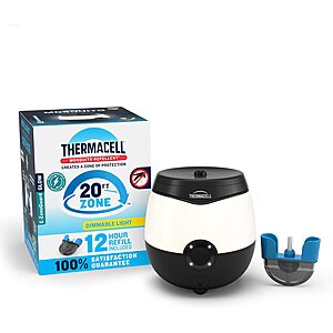 Thermacell E-ZoneGuard Glow Mosquito Repellent Lantern w/ 9-Hr Battery $24 