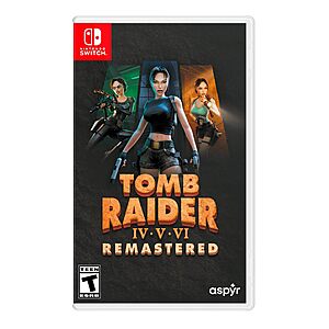 Tomb Raider IV-VI Remastered Starring Lara Croft (Switch)