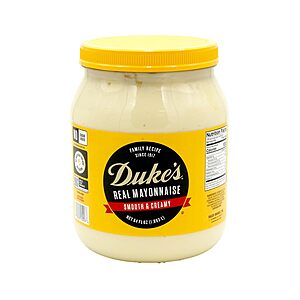 64-Oz DUKE'S Real Original Smooth & Creamy Mayonnaise $6 w/ S&S