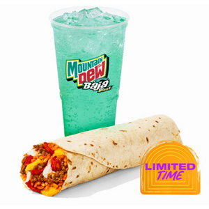 Taco Bell Restaurants: Beefy Crunch Burrito + Medium Drink