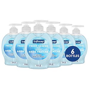 6-Pk 7.5-Oz Softsoap Liquid Hand Soap (Fresh Breeze) 6 for $32.40 w/ S&S + Free S&H