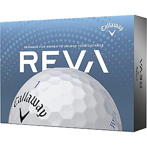 1-Dozen Callaway Golf Reva Golf Balls (Pearl) $13.50 